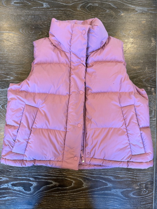 lululemon athletica Jackets & Blazers - Lululemon Wunder Puff Cropped Vest in Velvet Dust Purple Size 6